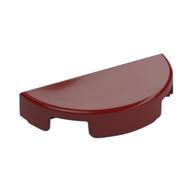 Tile Round 1 × 2 Half Circle Dark Red