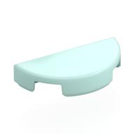 Tile Round 1 × 2 Half Circle Light Aqua