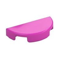Tile Round 1 × 2 Half Circle Dark Pink