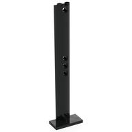 Support Half Round 2 × 4 × 13 Black
