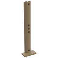 Support Half Round 2 × 4 × 13 Dark Tan