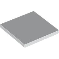 Tile 4 × 4 with Parrot, 'Bricklink 25' print White