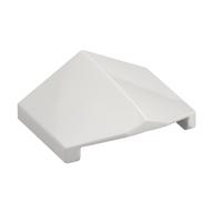 Brick Sloped 33° 2 × 2 Double / Inverted White