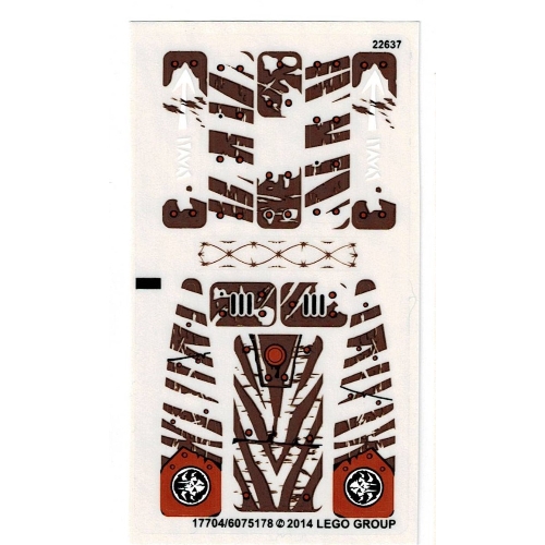 Stickerbogen für Set 70143-1