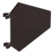 Flag 5 × 6 Hexagonal with U Clips Dunkelbraun