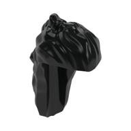 Hair Long Mullet with Banded Top Knot (Hunter Orc) Black