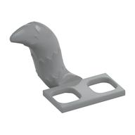Minifig Hipwear Tail Raccoon / Cat / Fox Costume [Plain] Light Bluish Gray