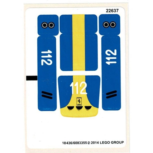 Sticker Sheet for Set 40192-1 [No Color/Any Color]