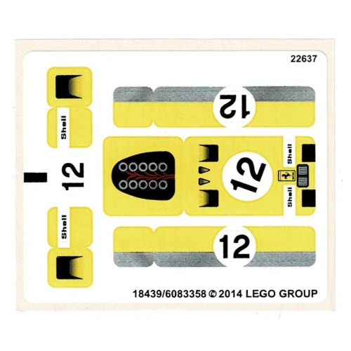 Sticker Sheet for Set 40193-1 [No Color/Any Color]