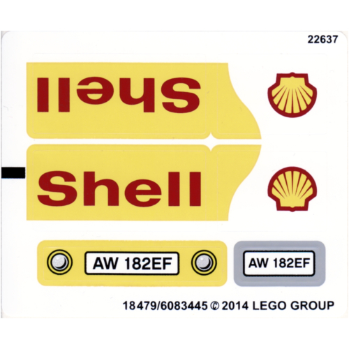 Sticker Sheet for Set 40196-1 [No Color/Any Color]