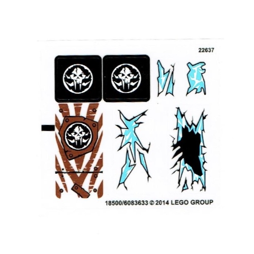 Stickerbogen 2 für Set 70147-1 in [Keine Farbe/Beliebige Farbe]