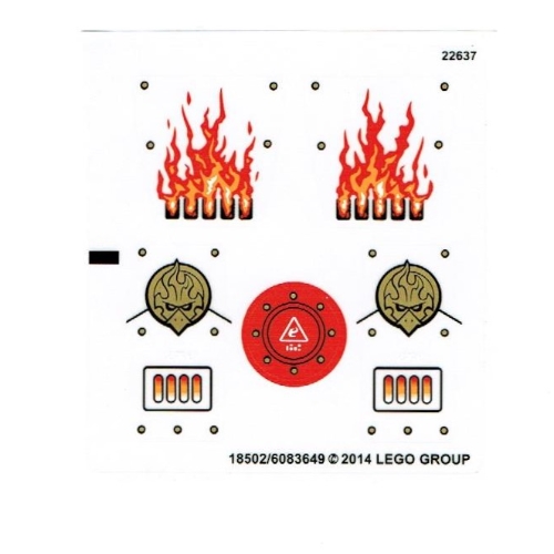 Stickerbogen 1 für Set 70147-1