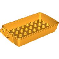 Duplo Camper Base with 4 × 8 Studs Leuchtendes Hellorange