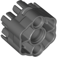 Launcher, Weapon Rapid Shooter Six Barrel, 3 Fingers Dunkelblaugrau