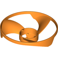 Propeller 3 Blade 13 Diameter Orange