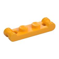 Plate Special 1 × 2 with Handles on Ends Bright Light Orange