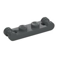 Plate Special 1 × 2 with Handles on Ends Dark Bluish Gray