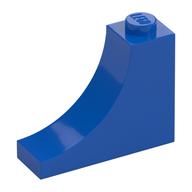 Brick Curved 1 × 3 × 2 Inverted [Inside Bow] Blau
