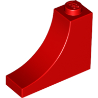 Brick Curved 1 × 3 × 2 Inverted [Inside Bow] Rot