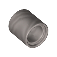 Technic Pin Connector Round 1L [Beam] Flat Silver