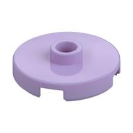 Plate Special Round 2 × 2 with Center Stud (Jumper Plate) Lavendel