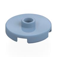 Plate Special Round 2 × 2 with Center Stud (Jumper Plate) Sand Blue