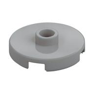 Plate Special Round 2 × 2 with Center Stud (Jumper Plate) Light Bluish Gray