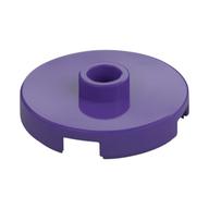 Plate Special Round 2 × 2 with Center Stud (Jumper Plate) Dark Purple