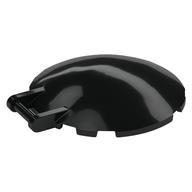 Dish 6 × 6 Inverted - No Studs with Handle Black