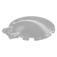 Dish 6 × 6 Inverted - No Studs with Handle Trans-Clear