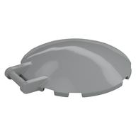 Dish 6 × 6 Inverted - No Studs with Handle Light Bluish Gray