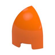 Brick Round Curved 1 × 1 × 1 1/3 Quarter Dome Orange