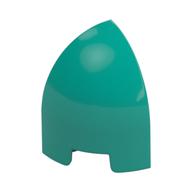 Brick Round Curved 1 × 1 × 1 1/3 Quarter Dome Dunkeltürkis