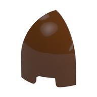 Brick Round Curved 1 × 1 × 1 1/3 Quarter Dome Rotbraun