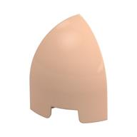Brick Round Curved 1 × 1 × 1 1/3 Quarter Dome Light Nougat