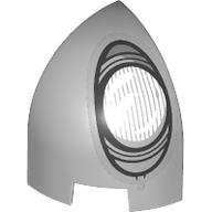 Brick Round Curved 1 × 1 × 1 1/3 Quarter Dome with Headlight print Hellblaugrau