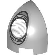 Brick Round Curved 1 × 1 × 1 1/3 Quarter Dome with Headlight print Hellblaugrau