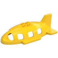 Duplo Airplane Midsize Fuselage Upper with Tail [PLAIN] Gelb