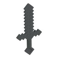 Weapon Sword Blocky Dunkelblaugrau