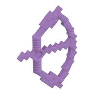 Weapon Bow and Arrow, Blocky Mittellavendel