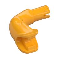 Arm, mit Pin, Clip (Nr. Hand) Leuchtendes Hellorange
