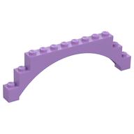 Brick Arch 1 × 12 × 3 Raised Arch with 5 Cross Supports Mittellavendel