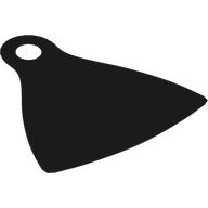 Neckwear Cape, with One Top Hole Schwarz