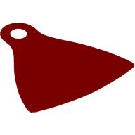 Neckwear Cape, with One Top Hole Red
