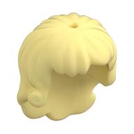 Hair Long with Curls at Ends Bright Light Yellow