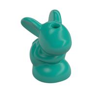 Animal, Rabbit / Bunny, Baby Sitting [Plain] Dark Turquoise
