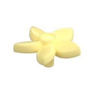 Plant, Flower with 5 Pointed Petals and Pin Bright Light Yellow