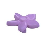 Plant, Flower with 5 Pointed Petals and Pin Medium Lavender