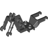 Vehicle Base, Motorcycle Chassis, Clip for Handle Black