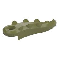 Animal Body Part, Alligator / Crocodile Tail with Hole Olive Green
